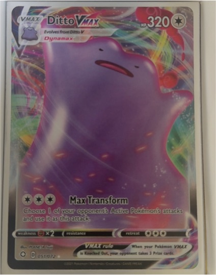 2021 Pokémon Shining Fates #051 Ditto VMAX — front