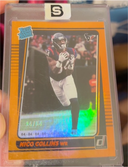 2021 Donruss #280 Nico Collins Rated Rookie — front