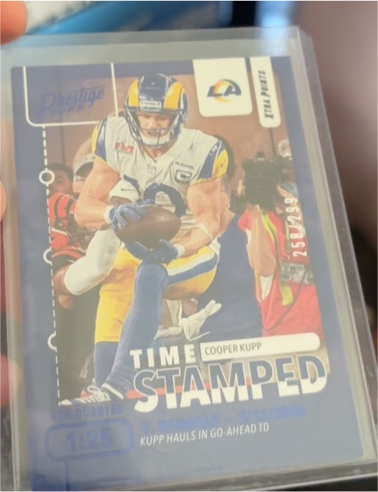 2022 Panini Prestige Time Stamped #TS-7 Cooper Kupp — front