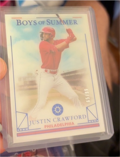 2024 Panini Boys of Summer #65 Justin Crawford — front