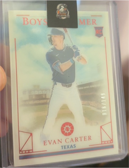 2024 Panini Boys of Summer #16 Evan Carter — front