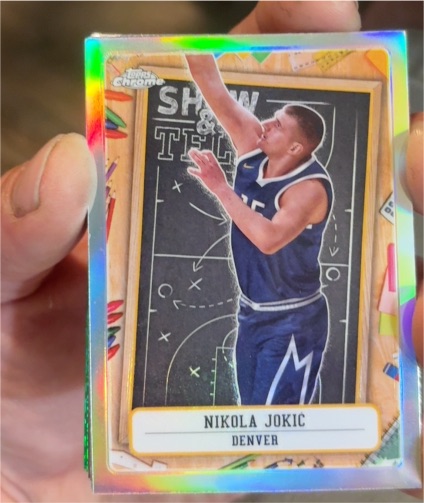 2024-25 Topps Chrome #ST-2 Nikola Jokic Show & Tell — front