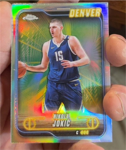 2024-25 Topps Chrome #50 Nikola Jokić — front