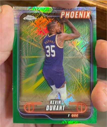2024-25 Topps Chrome #101 Kevin Durant — front