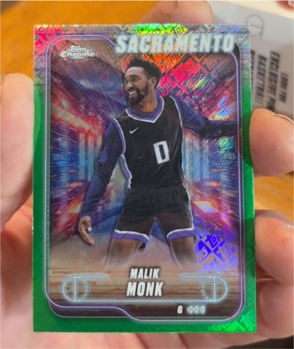 2024-25 Topps Chrome #141 Malik Monk — front