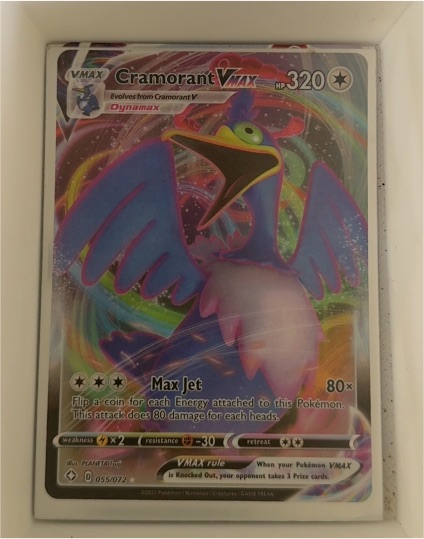 2021 Pokémon Shining Fates #055 Cramorant VMAX — front