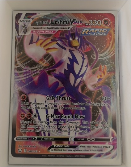 2021 Pokémon TCG Battle Styles #088 Rapid Strike Urshifu VMAX — front