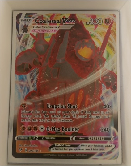 2020 Pokemon TCG Vivid Voltage #099 Coalossal VMAX — front