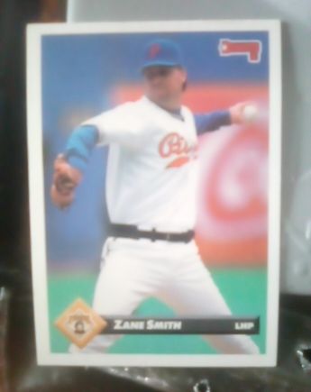 1993 Donruss #1 Zane Smith — front