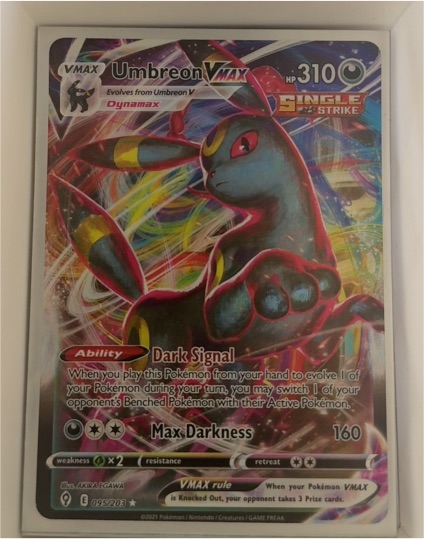 2021 Pokémon #095 Umbreon VMAX — front