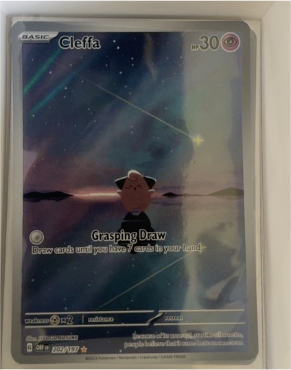 2023 Pokémon SV03: Obsidian Flames #202 Cleffa — front