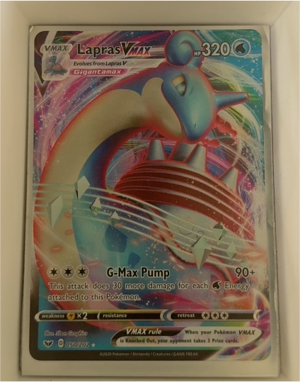 2020 Pokémon Sword & Shield #050/202 Lapras VMAX — front