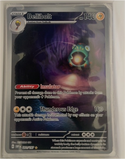 2023 Pokémon Scarlet & Violet Obsidian Flames #201 Bellibolt — front