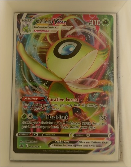 2021 Pokémon Chilling Reign #008 Celebi VMAX — front
