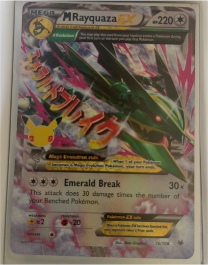 2021 Pokémon Celebrations Classic Collection #76 Mega Rayquaza EX — front
