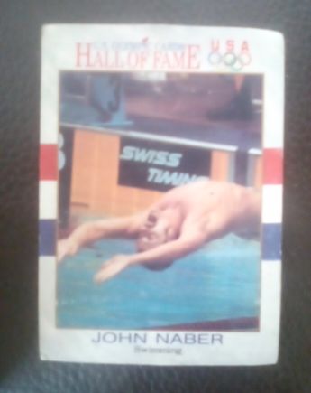 1991 Impel U.S. Olympic Hall of Fame #18 John Naber — front