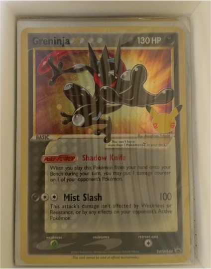 2021 Pokémon SWSH Black Star Promo #144 Greninja — front