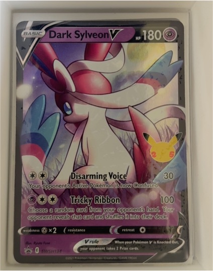2021 Pokémon TCG Dark Sylveon V SWSH134 — front