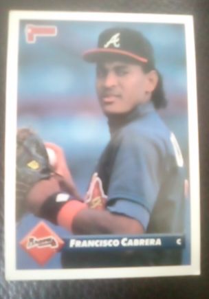 1993 Donruss #184 Francisco Cabrera — front