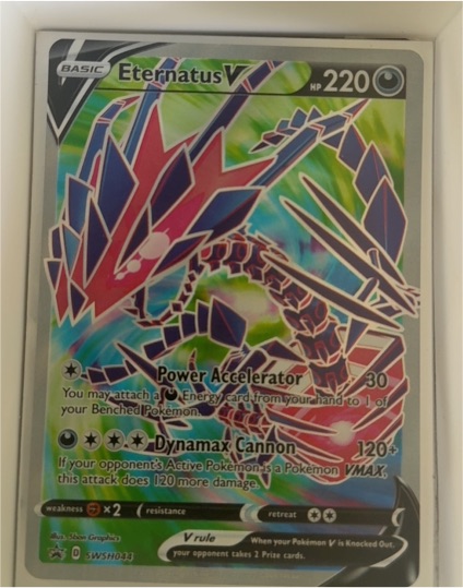 2020 Pokémon SWSH044 Eternatus V — front