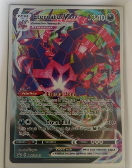 Pokemon Sword & Shield Promo #SWSH045 Eternatus VMAX — front