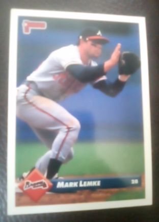 1993 Donruss #316 Mark Lemke — front