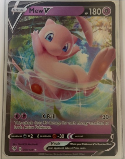 2020 Pokémon TCG Darkness Ablaze #069 Mew V — front
