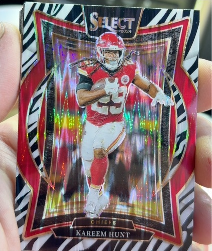 2024 Panini Select #75 Kareem Hunt — front
