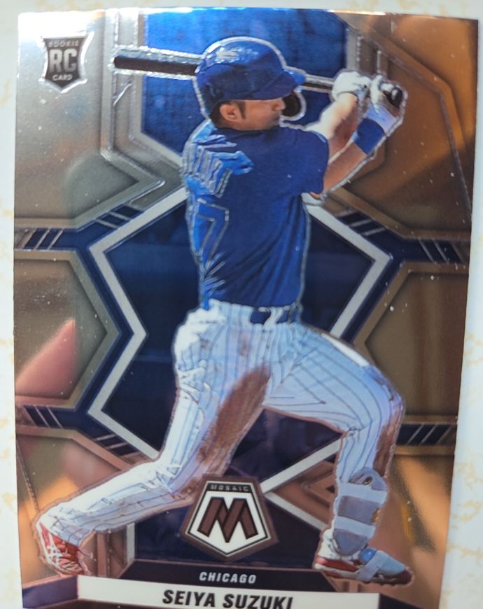 2022 Panini Mosaic #Seiya Suzuki Rookie Card — front