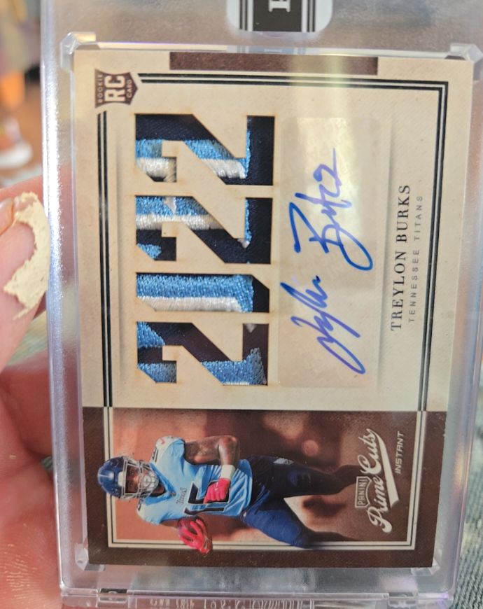 2021 Panini Instant Prime Cuts #RC Treylon Burks — front