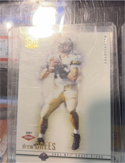 2001 Pacific Dynagon Retail #102 Drew Brees Rookie — front