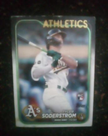 2024 Topps Update #US116 Tyler Soderstrom Rookie Debut — front