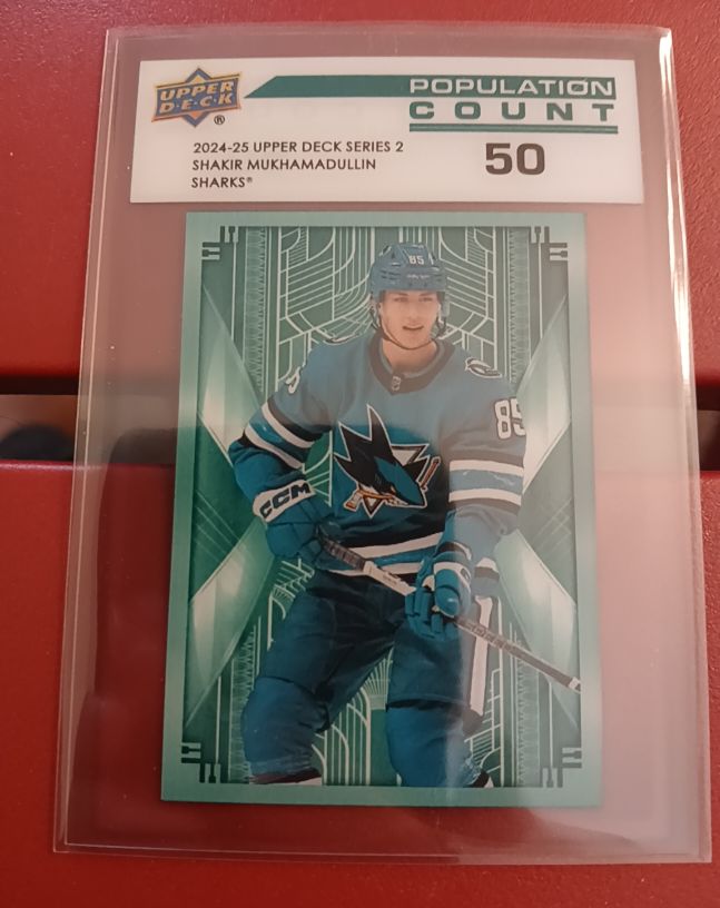 2024-25 Upper Deck Series 2 Population Count #50 Shakir Mukhamadullin — front