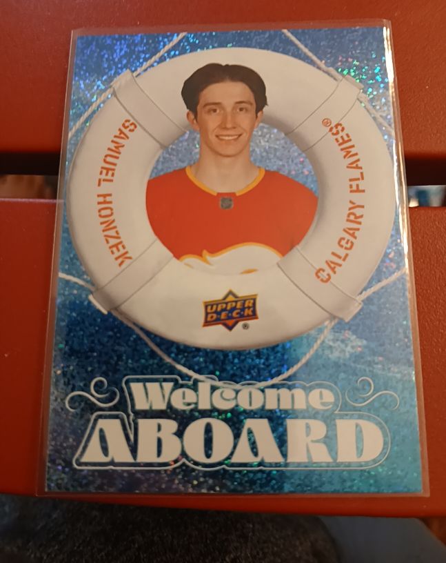 2024-25 Upper Deck Series 2 #WA-18 Samuel Honzek Welcome Aboard — front