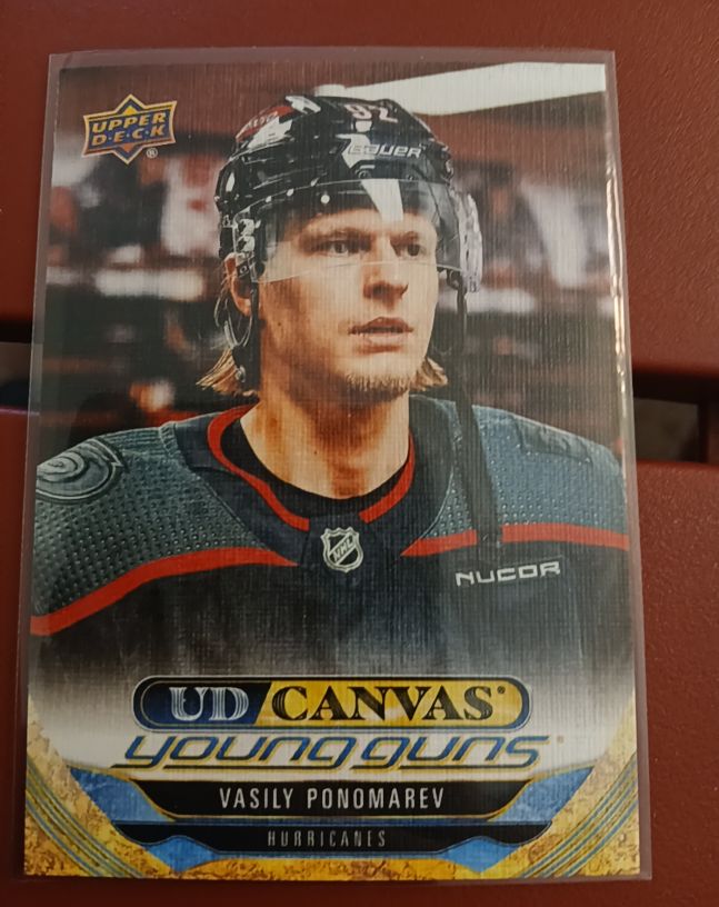 2024-25 Upper Deck Series 2 UD Canvas Young Guns #C224 Vasily Ponomarev — front