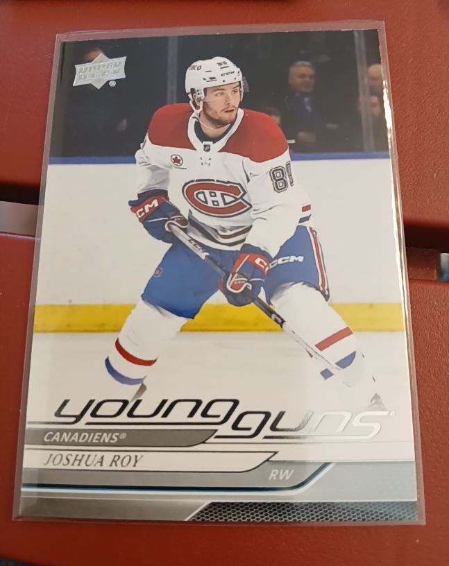 2024-25 Upper Deck Series 1 #246 Joshua Roy Young Guns — front