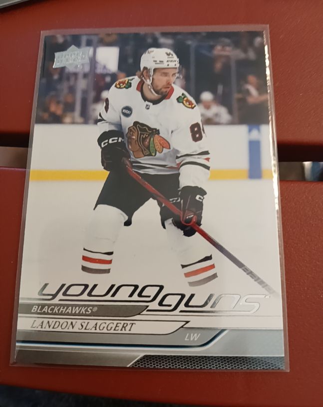 2024-25 Upper Deck Series 1 Young Guns #203 Landon Slaggert — front