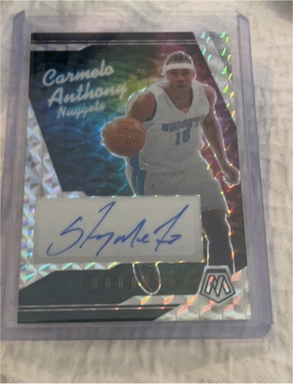 2022 Panini Mosaic #MS-CA Carmelo Anthony — front