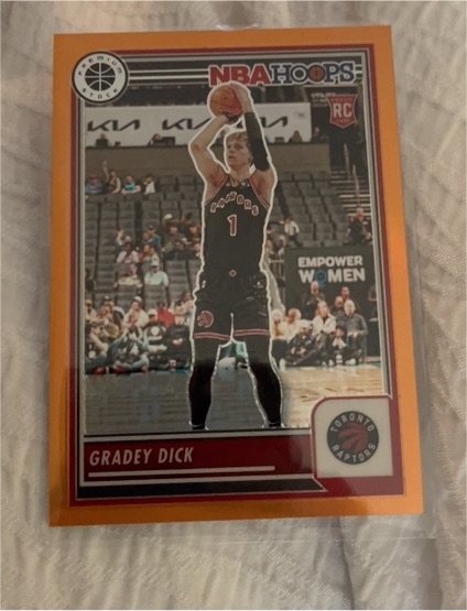 2023-24 Panini NBA Hoops Premium Stock #251 Gradey Dick — front