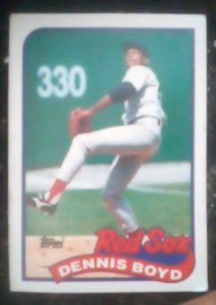 1989 Topps #326 Dennis Boyd Boston Red Sox — front