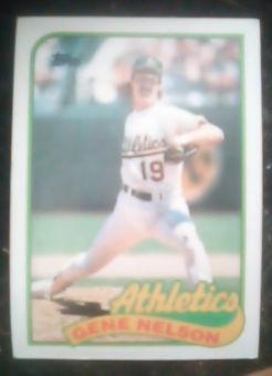 1989 Topps #581 Gene Nelson — front