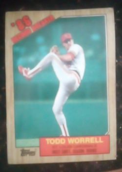 1987 Topps #7 Todd Worrell — front