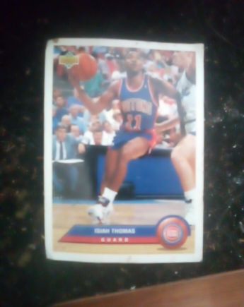 1992-93 Upper Deck McDonald's #P12 Isiah Thomas — front