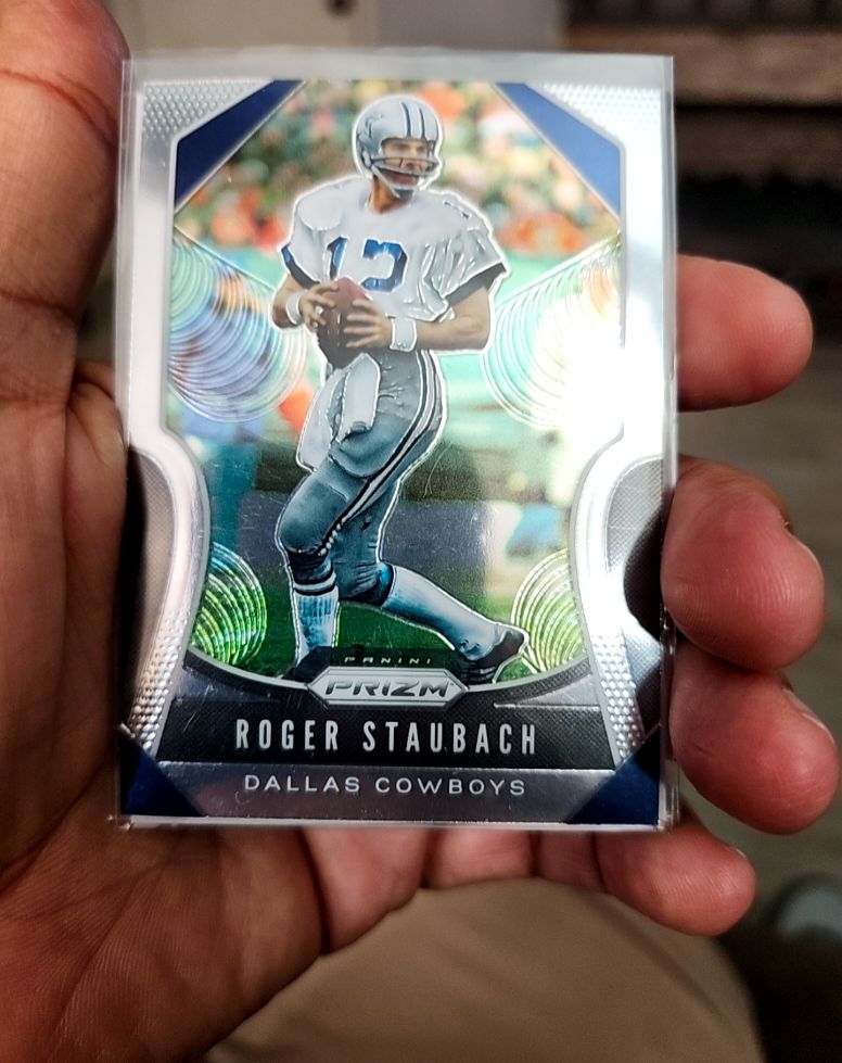 2019 Panini Prizm Roger Staubach — front
