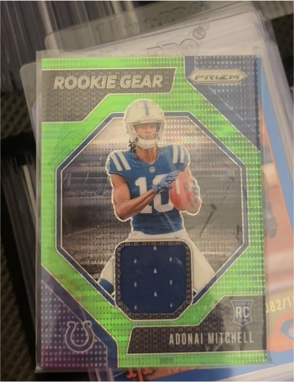 2024 Panini Prizm Rookie Gear #RG-AML Adonai Mitchell — front