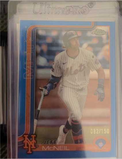 2025 Topps Chrome #149 Jeff McNeil — front