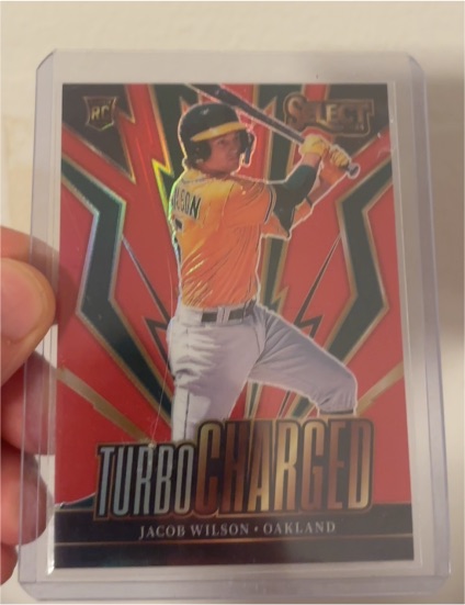 2024 Panini Select #1 Jacob Wilson Turbo Charged — front