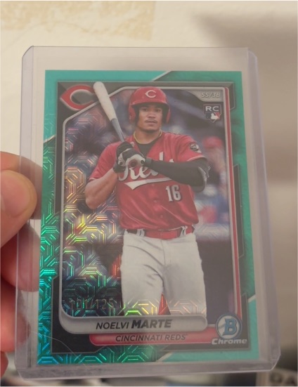 2024 Bowman Chrome #80 Noelvi Marte — front