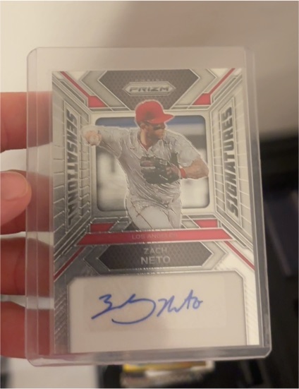2024 Panini Prizm #SS-ZN Zach Neto Sensational Signatures — front