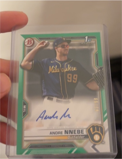 2021 Bowman #PAPR-AN Andre Nnebe — front